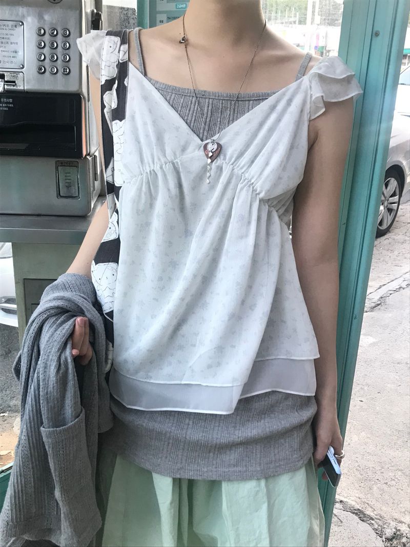 apple mint flare skirt