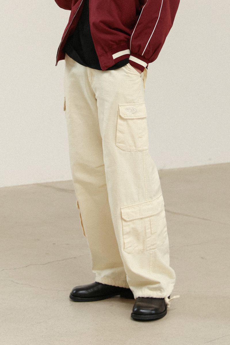 GUBIN(グビン)の「テールポイントコットンカーゴパンツ - アイボリー(パンツ)」