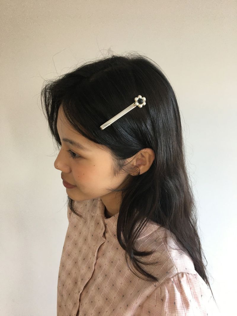 DUGGY(ダギー)の「Rhubarb Silver Ball Pin (2color)(Hair Accessories)」