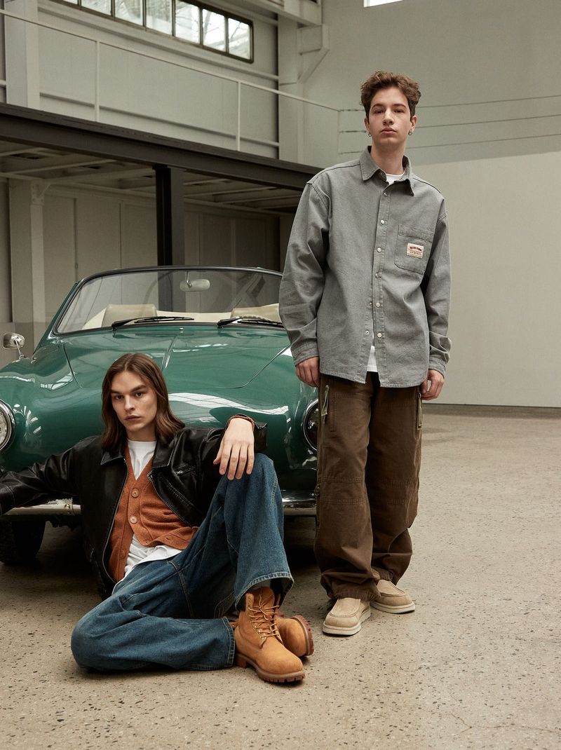 VINTAGE WASHED TAIL POCKET PANTS - KHAKI