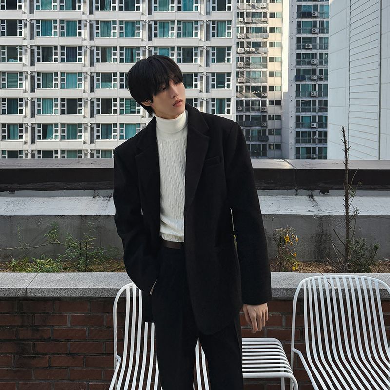 ASCLO Minimal Wool FW Blazer (2color)