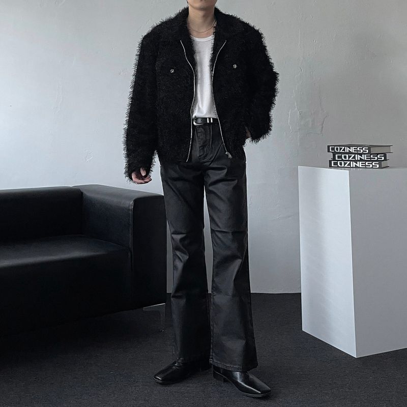 90's Fred Fur Zip-Up Jacket