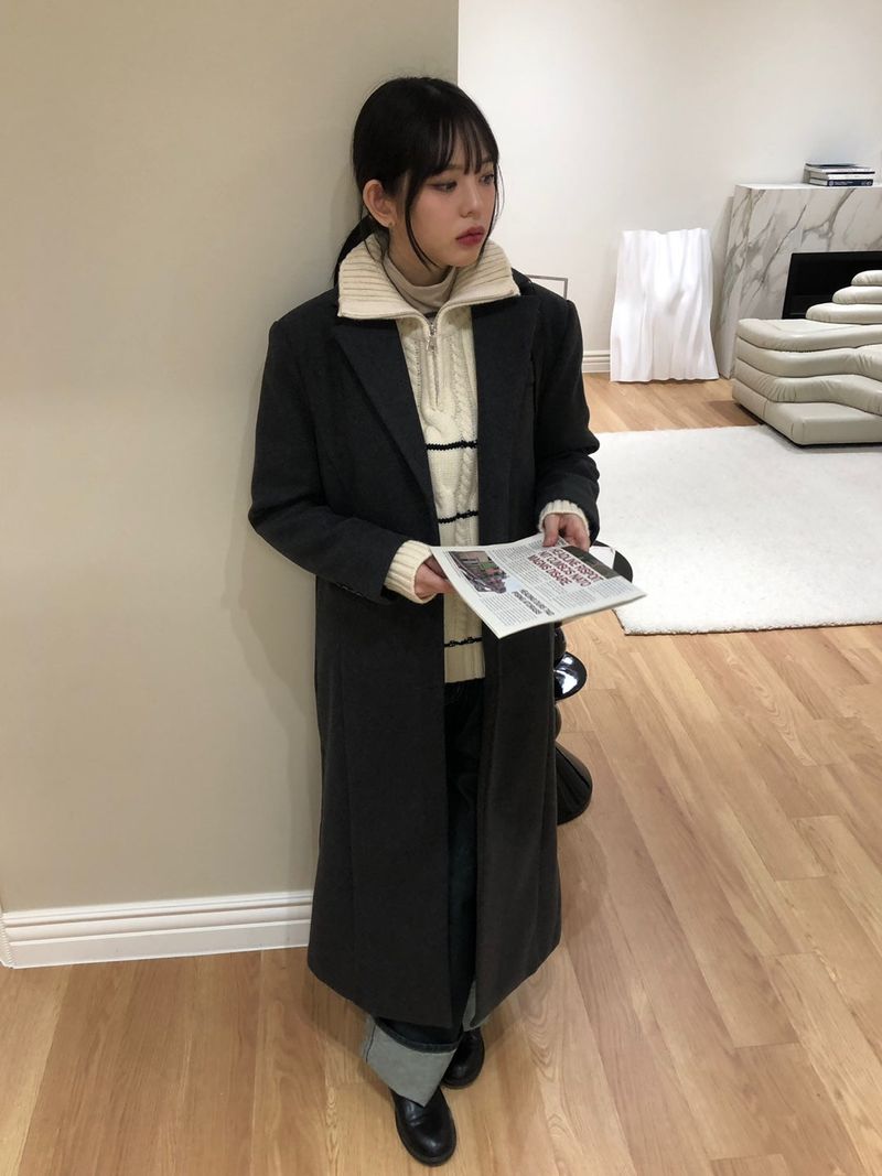 Serac zip-up knit