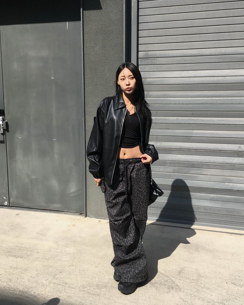 Classic leather jacket
