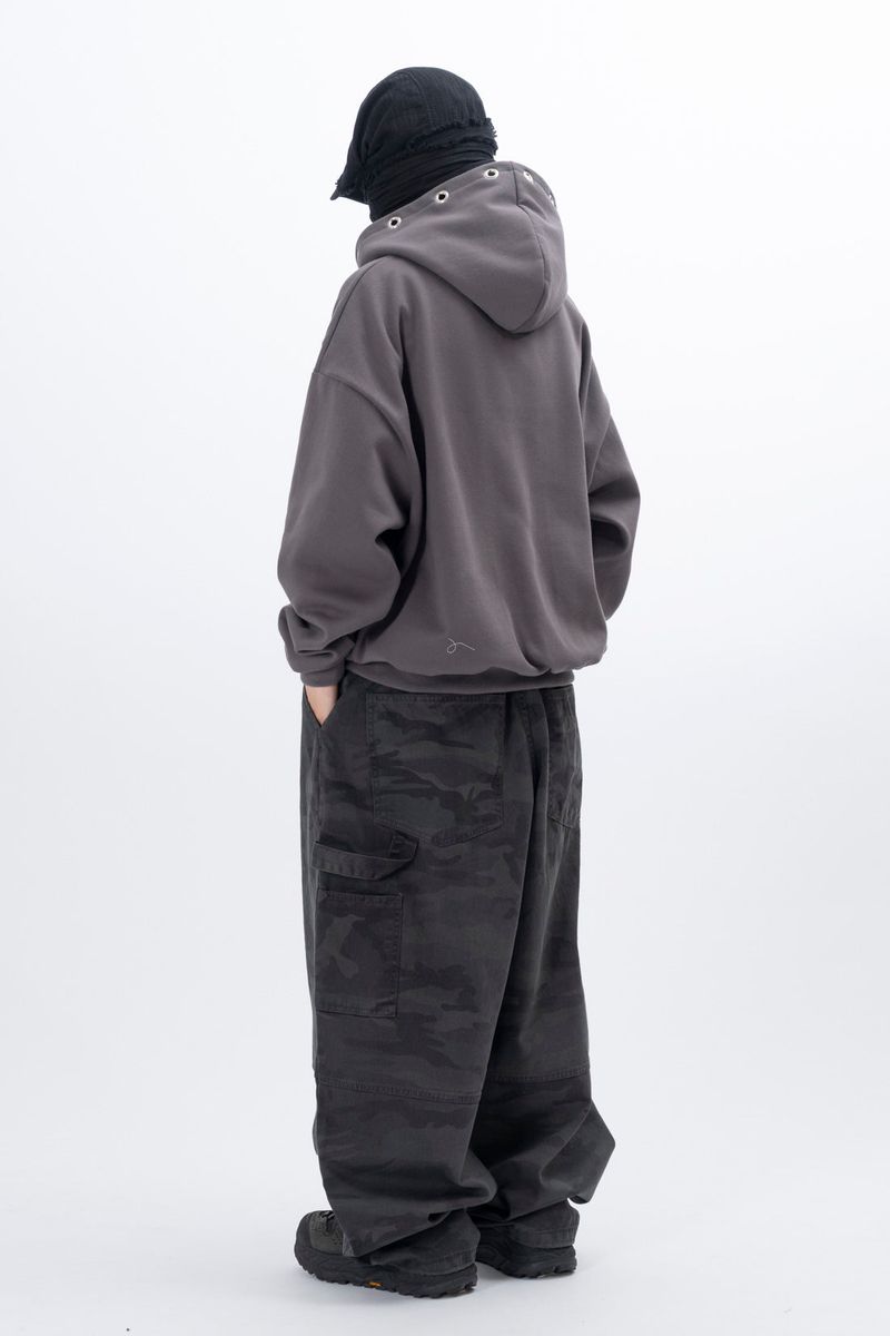 Maaad Eyelet Fleece Hoodie
