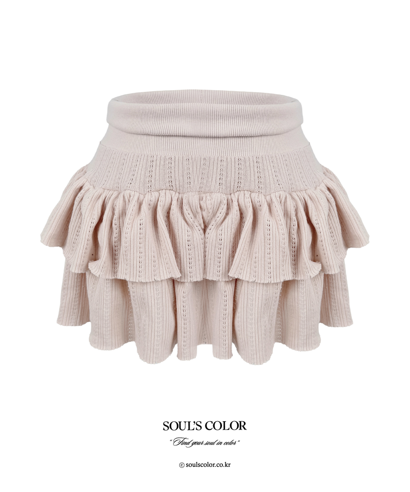 SOUL'S COLOR（ソウルズカラー）の「Daisy Frill Mini Skirt (4color)（Skirts）」