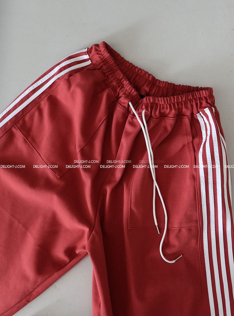 [UNISEX] 5-track string jogger & wide pants