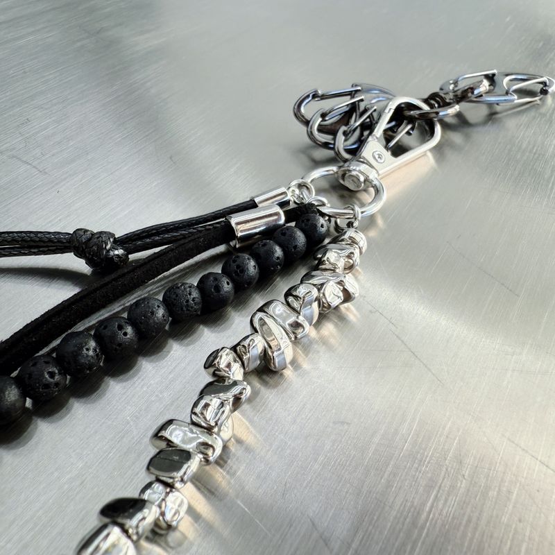Dual Strand Keychain