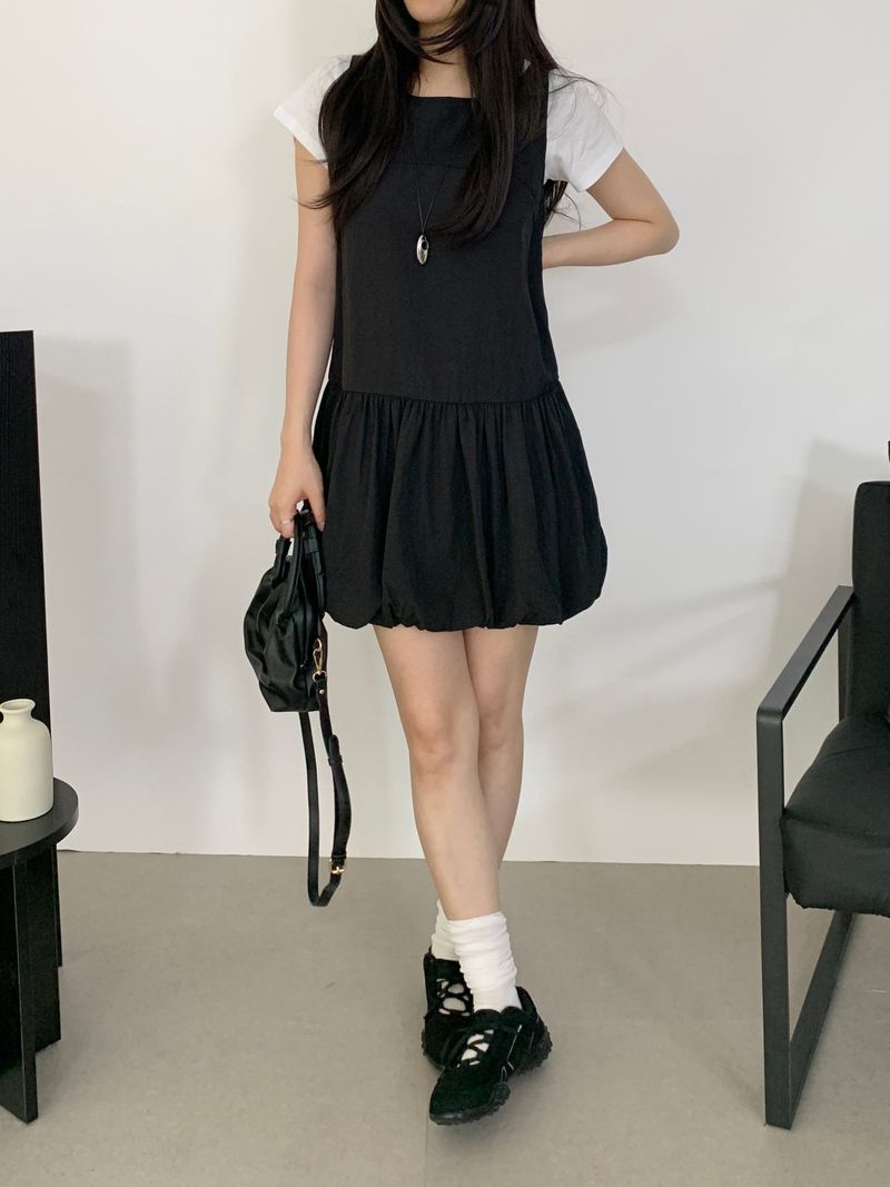 Berard Balloon Sleeveless Mini Dress