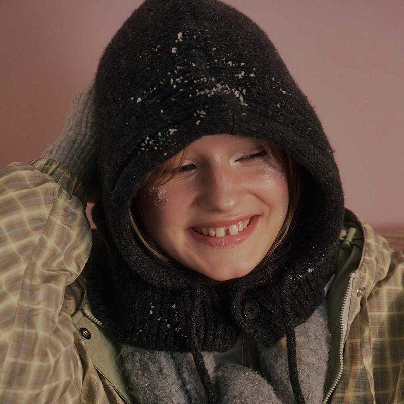 FORrr（フォルンルン）の「Button String Balaclava - 2Color（Fashion Accessories）」