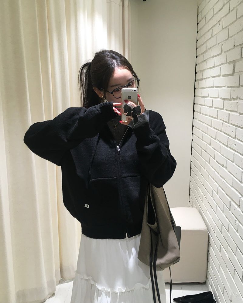 [ORIGINAL] Breeze Knit Hood Zip-Up