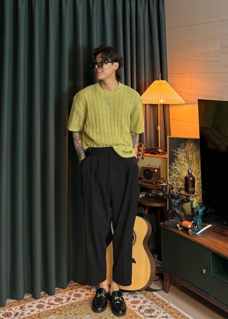 Men's Boucle Round Knit 9COLOR