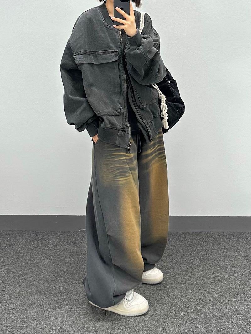 dirty smog jogger pants