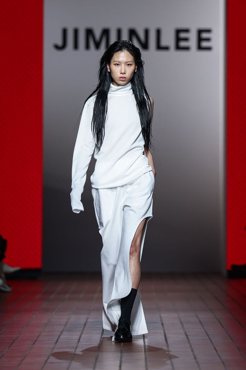 [MADE] BOTH SIDE CUT-OUT JERSEY PANTS WHITE