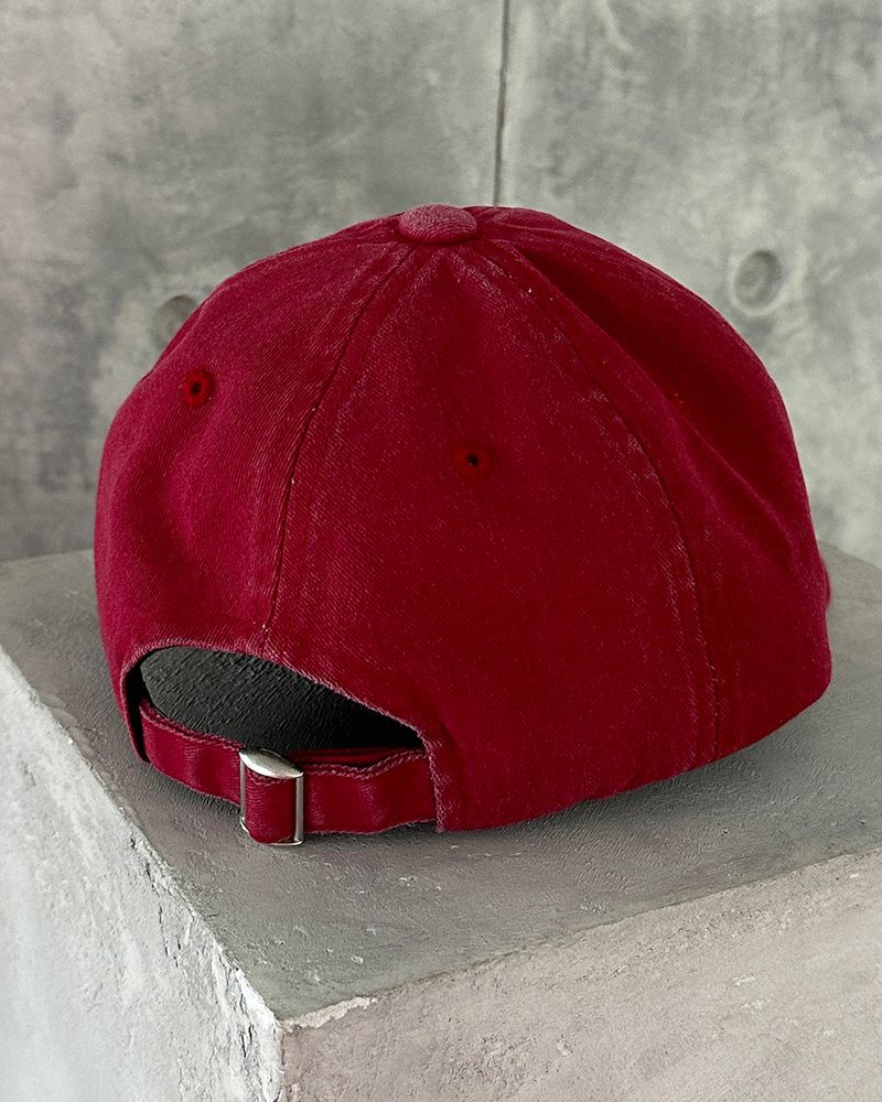 Vintage Pigment Red Ball Cap