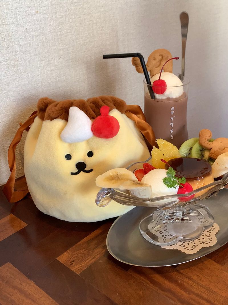 プリンストリングポーチ