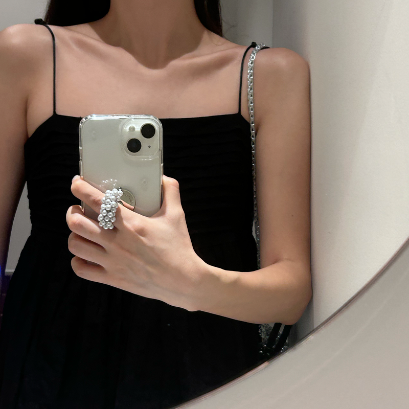 Loumoi tok _Matte silver pearl 