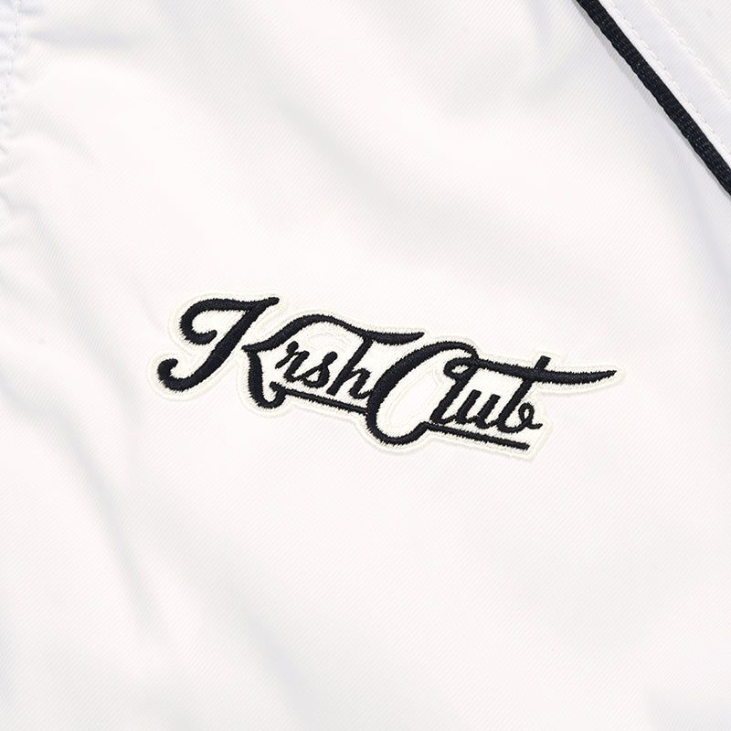 UNI LOGO WAPPEN CROP BLOUSON JACKET [IVORY]
