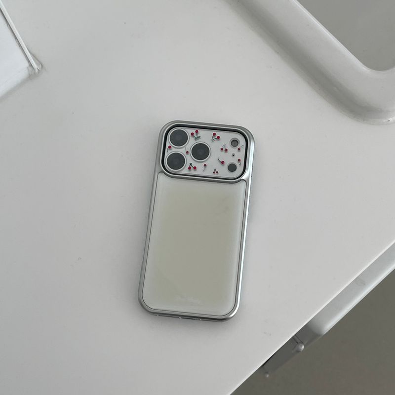 yellow silver bumper case