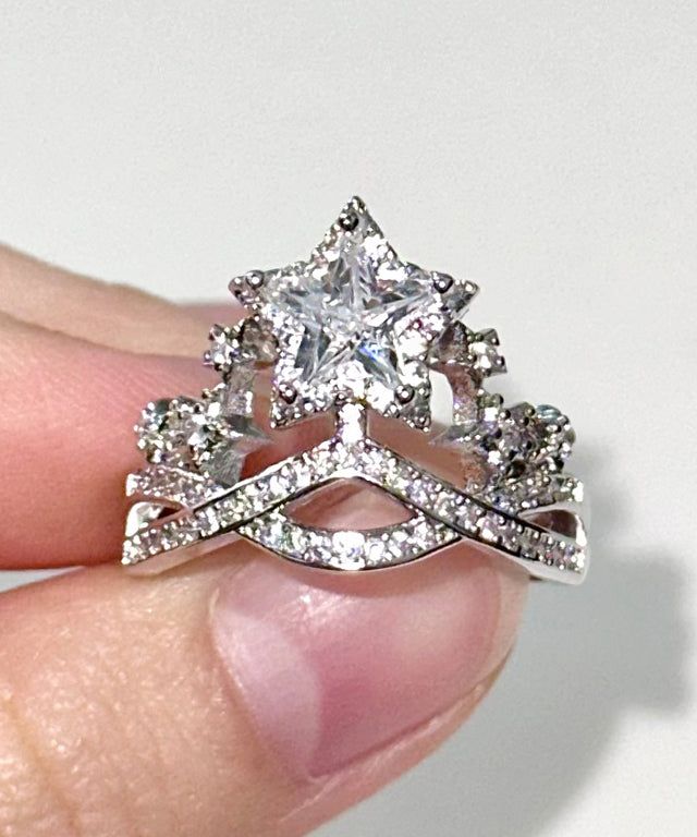 Adamdree(アダムドリー)の「White STAR WAVE RING(Accessories)」