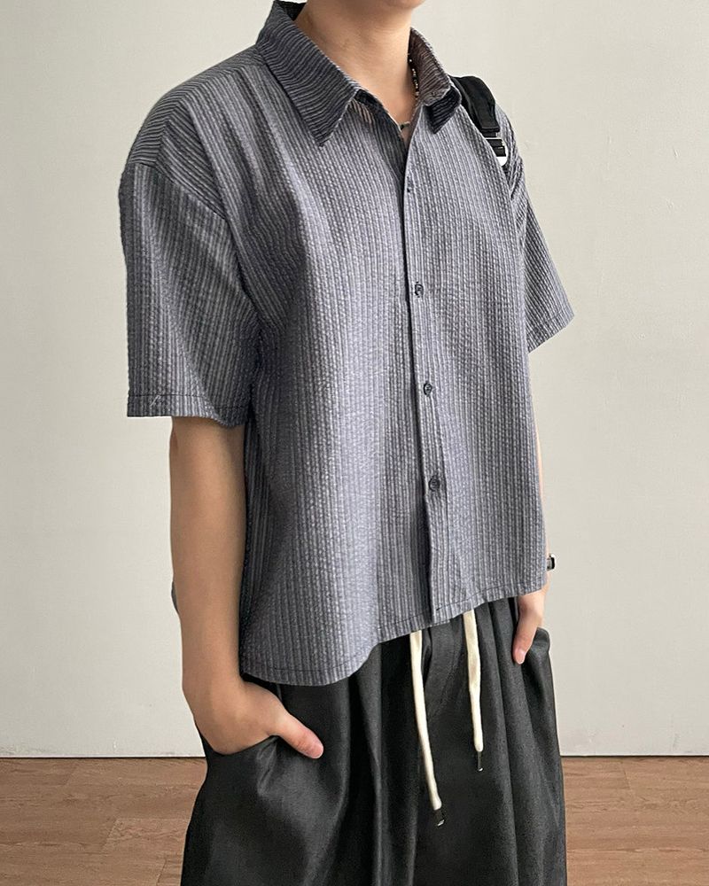 Shore Stripe Short Sleeve Shirt