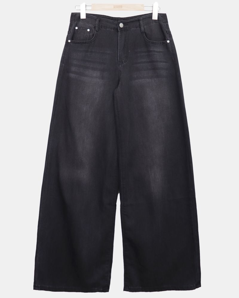 Lumen Low-Rise Wide Denim Pants