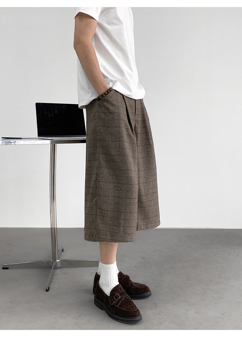 Hector Check Wide Culottes