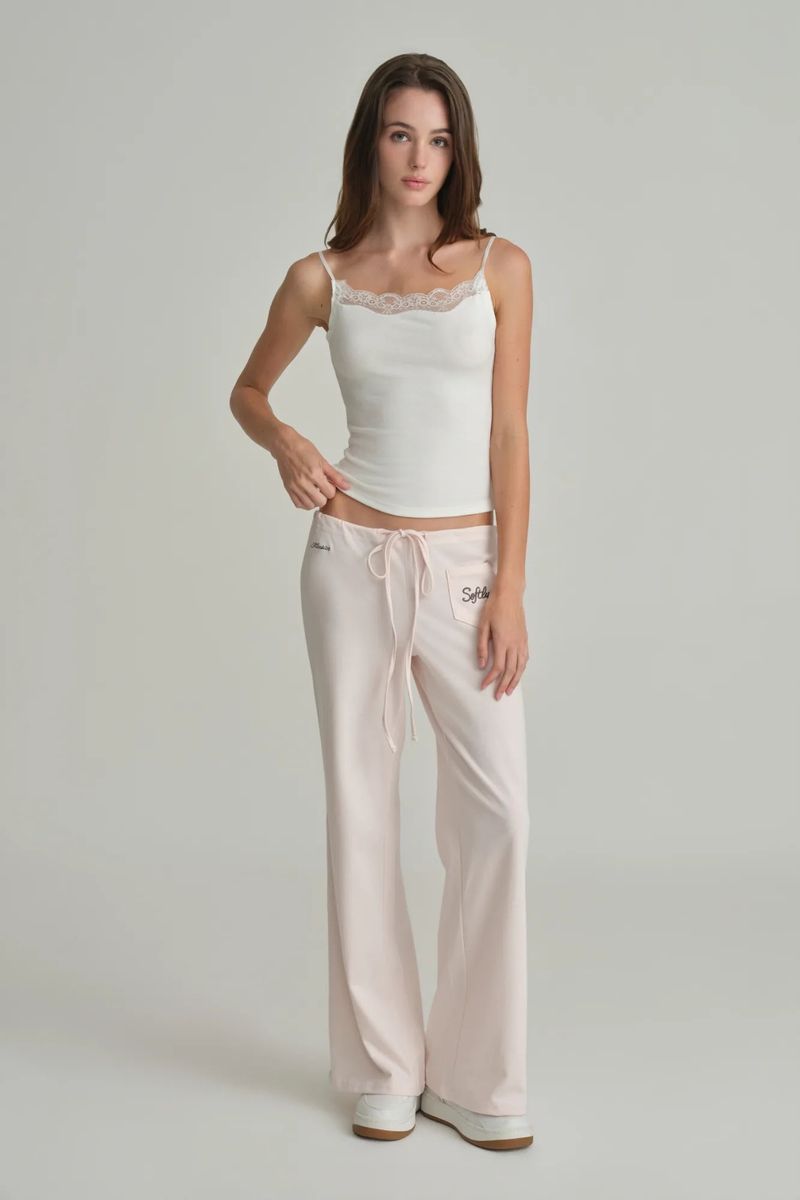 Swan lace sleeveless, White