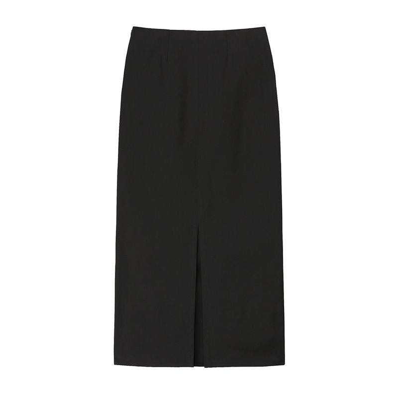 Pocket Maxi Skirt - BLACK