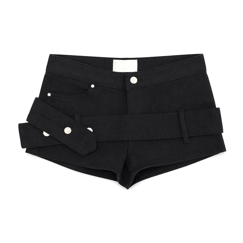 aoyu（アオユ）の「ベルト ディテール スパン ショーツ（パンツ）」