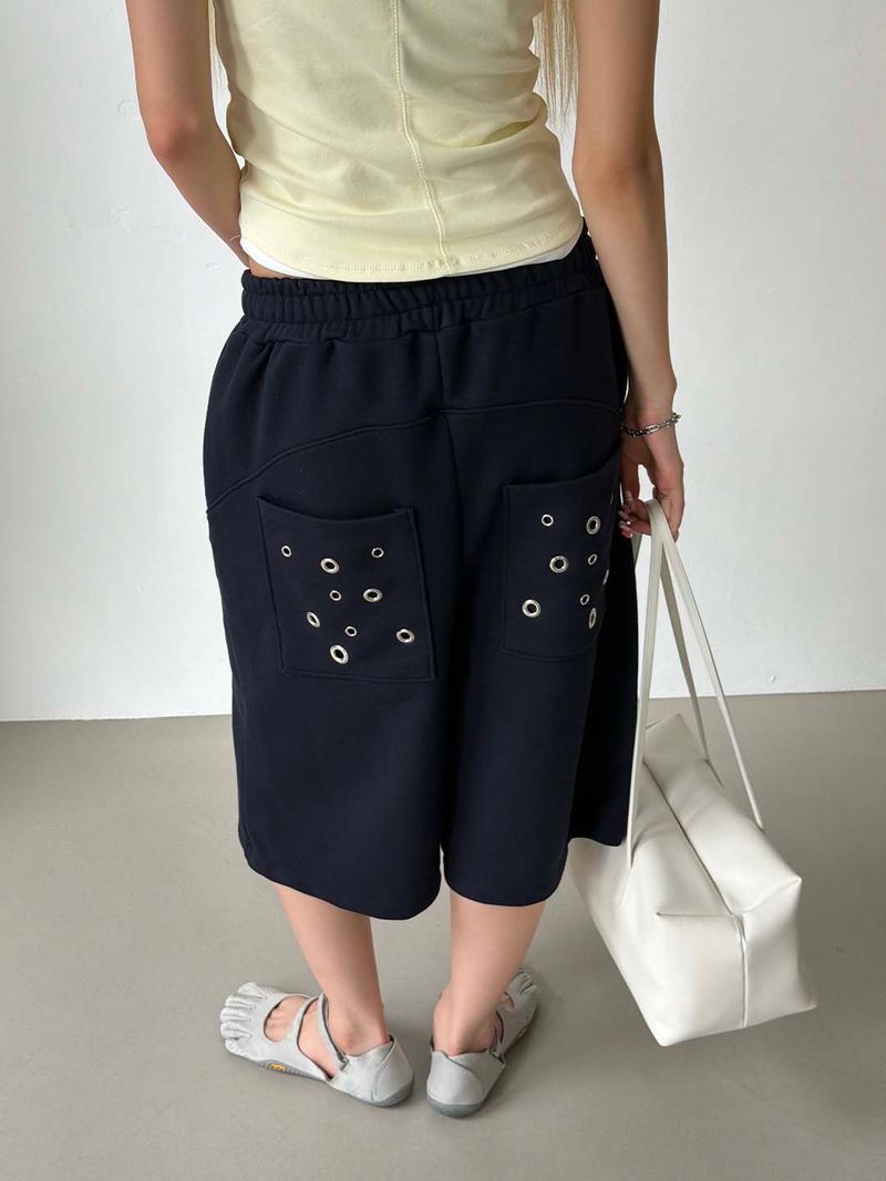 MUZESEOUL（ミューズソウル）の「アイレット バックポケット バミューダ パンツ(3color)（パンツ）」
