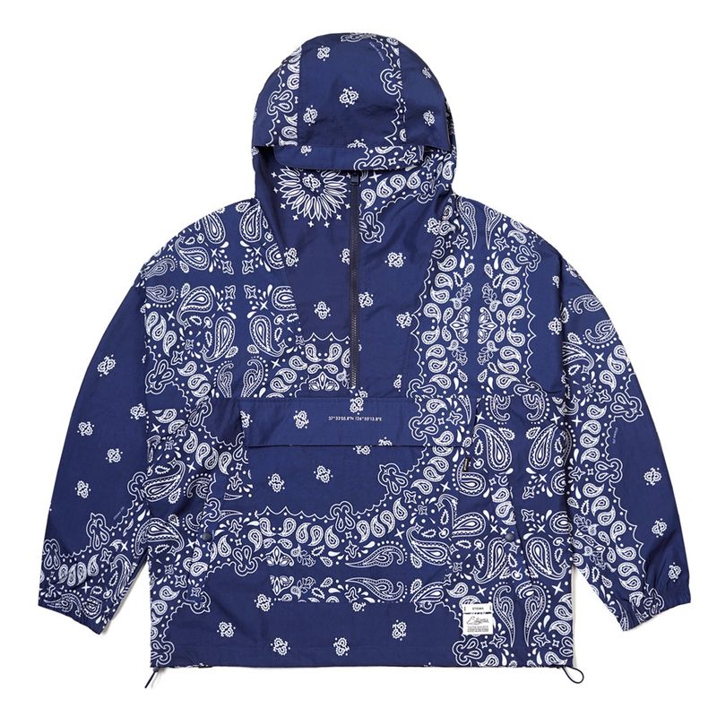 23 PAISLEY ANORAK ORANGE