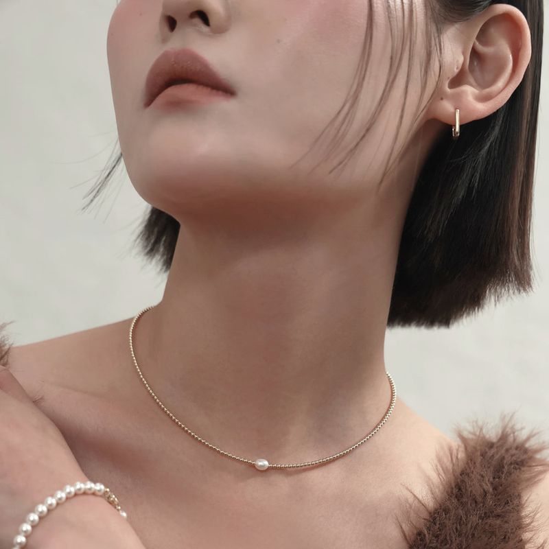 [single earring]14K gold rere earring