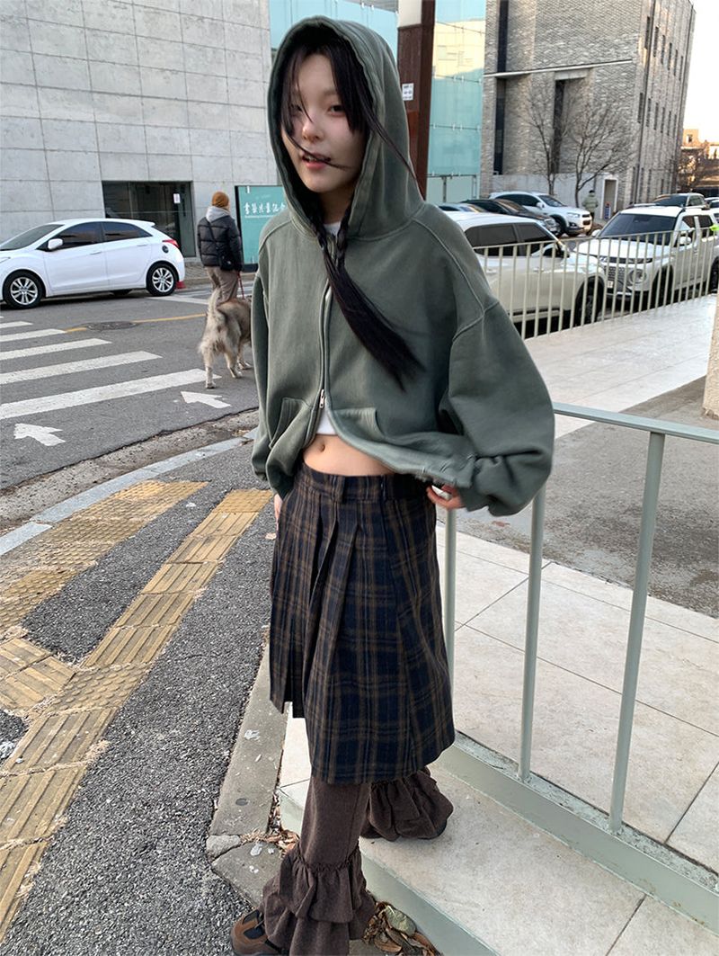 PIGMENT HOOD ZIP-UP (3C)