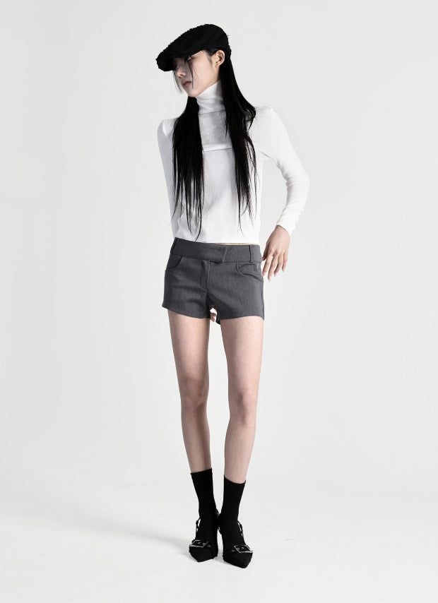 Basic mohair turtle knit