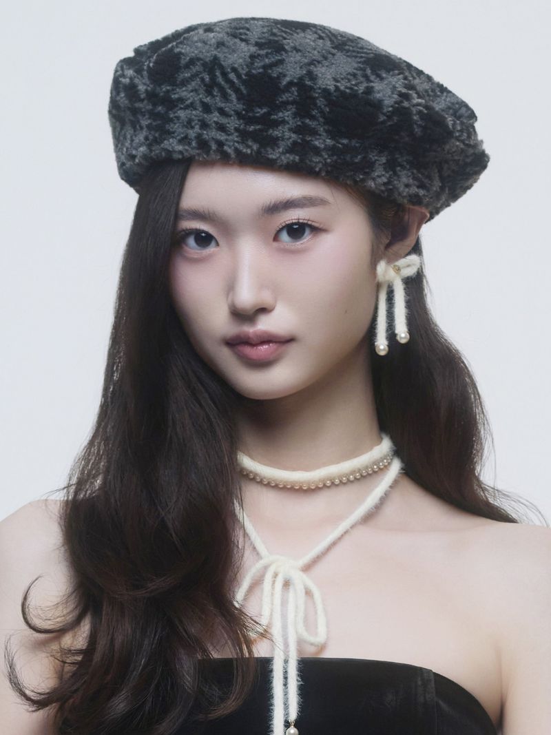 Tartan Fuzz Beret