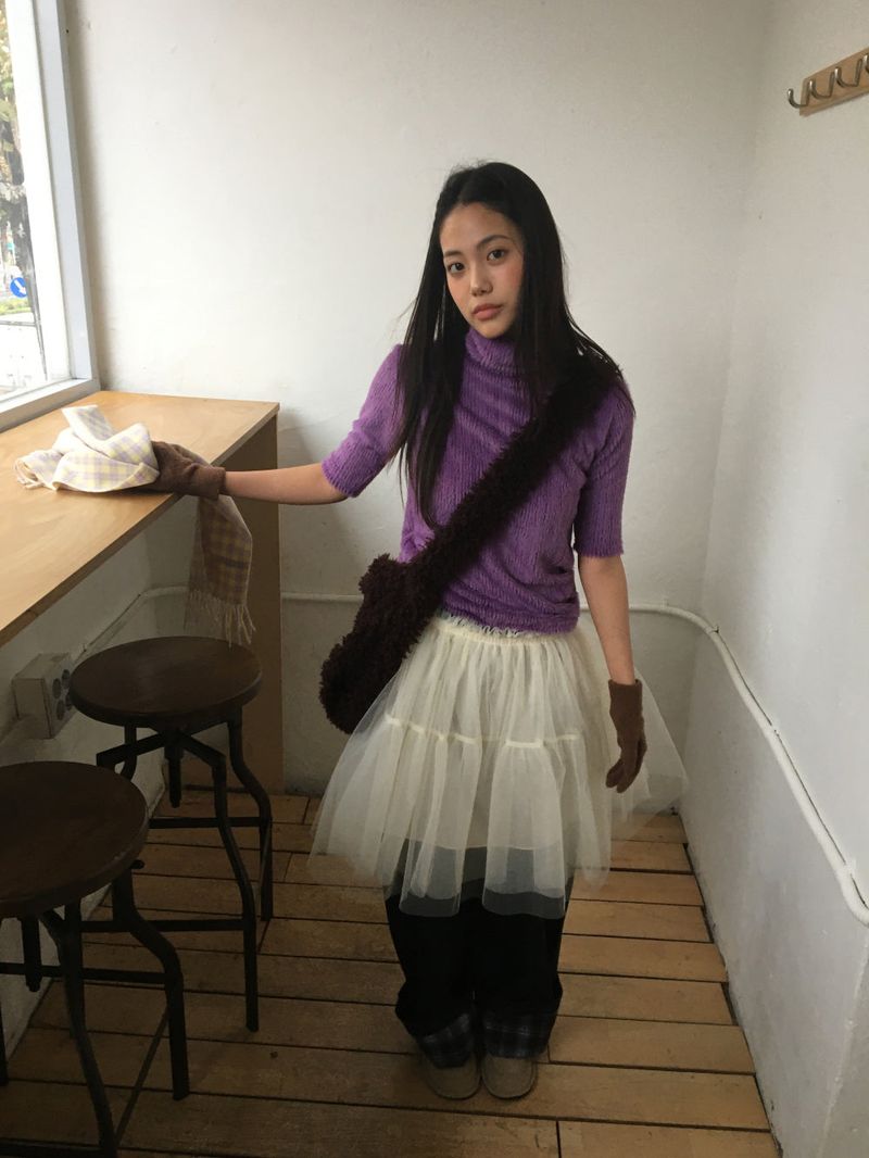 Swan Chiffon Skirt (2 Colors)