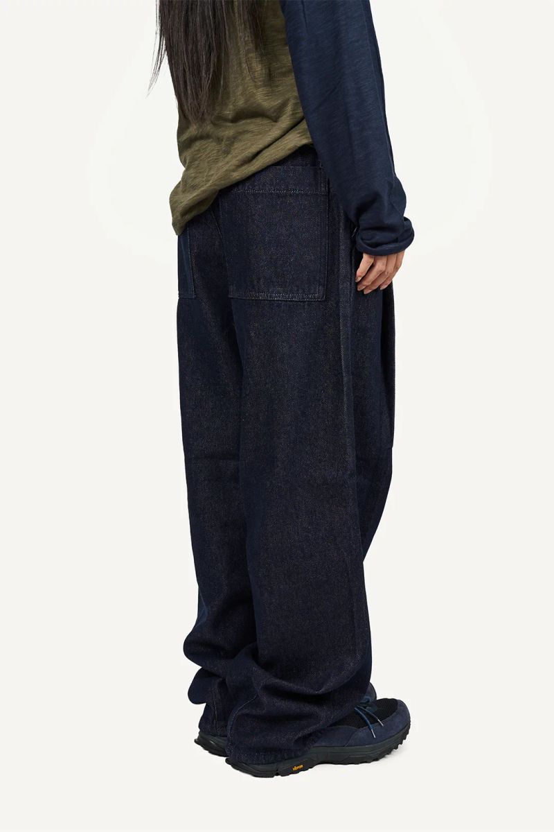 Essential Two Pintuck Denim Pants