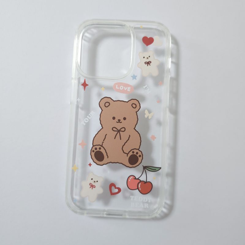 STUDIO Z-Z-Z（スタジオ Z-Z-Z）の「クリアジェリーハードスマホケース - Teddy's [ iPhone,Galaxy]（スマホグッズ/小物）」