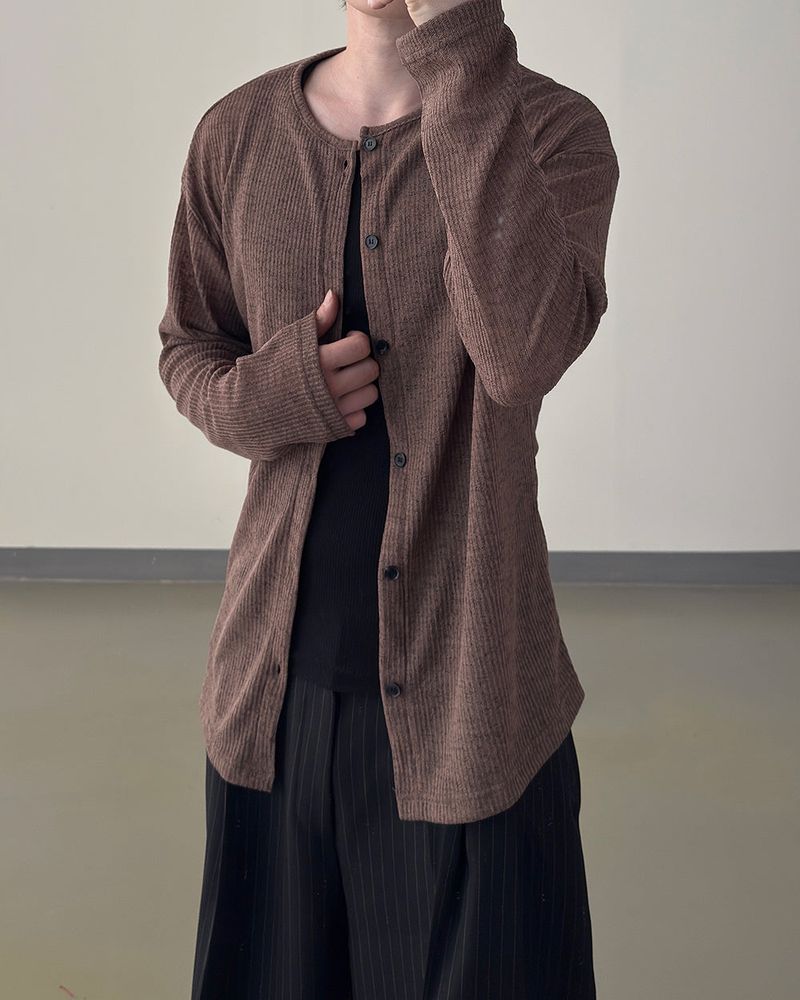 Erin Summer Linen Ribbed Cardigan