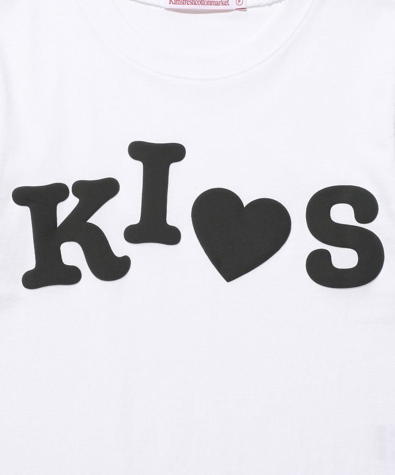 Bumpy Kiss Logo Tee White (KIB6MFT503A)