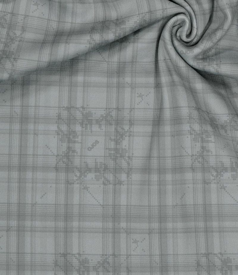 Check Sleep Long Sleeve / Grey