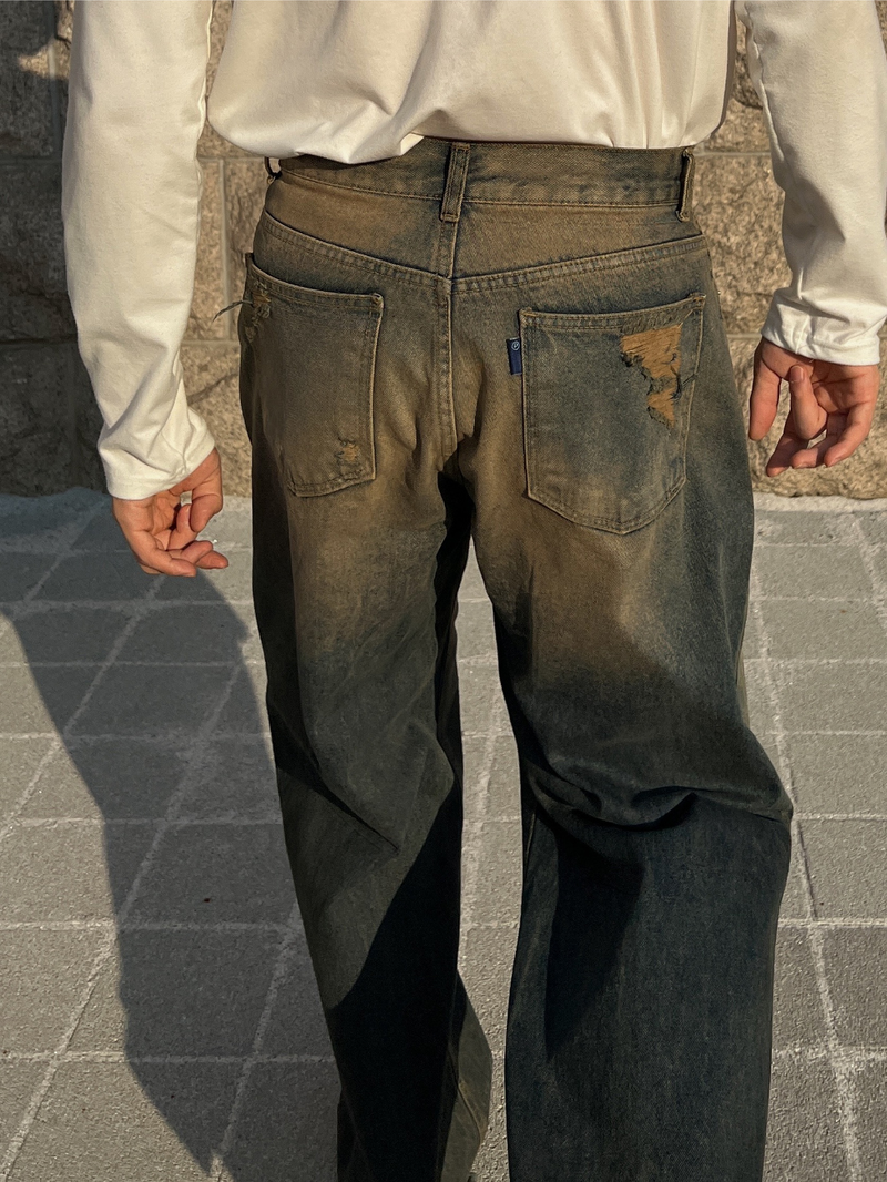 West Damage Wide Pants