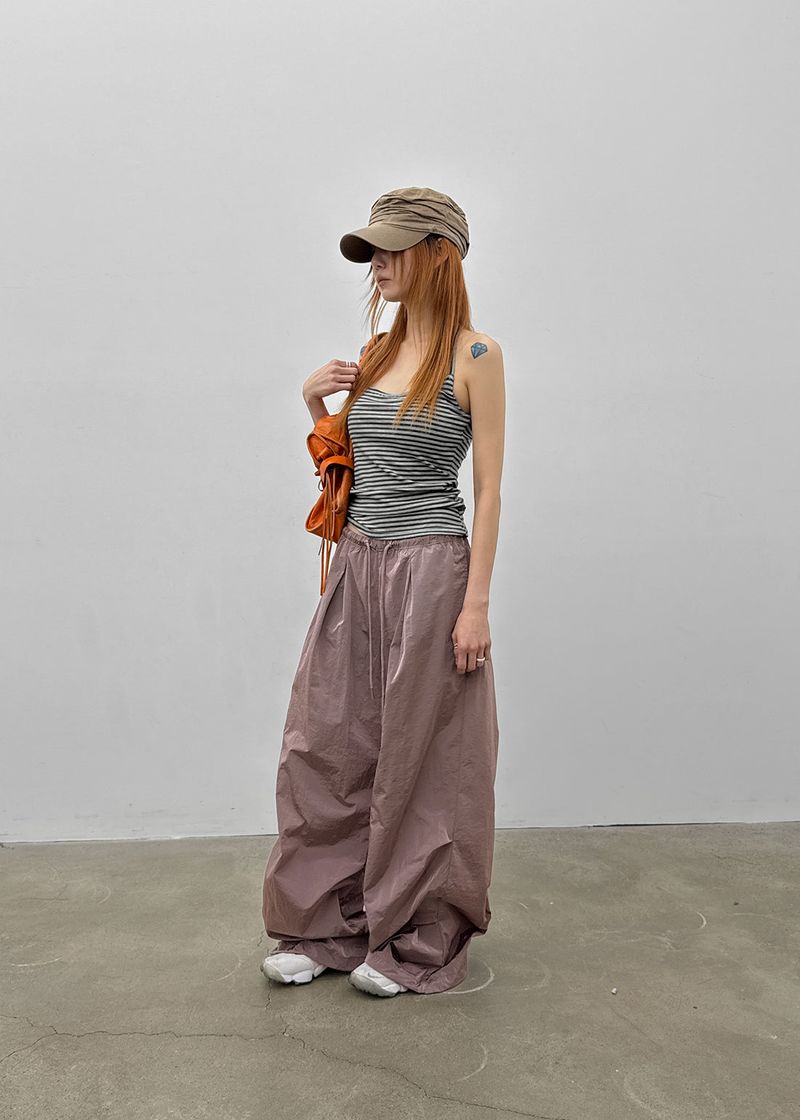 [MADE] Ronisel Nylon Tuck Banding Pants