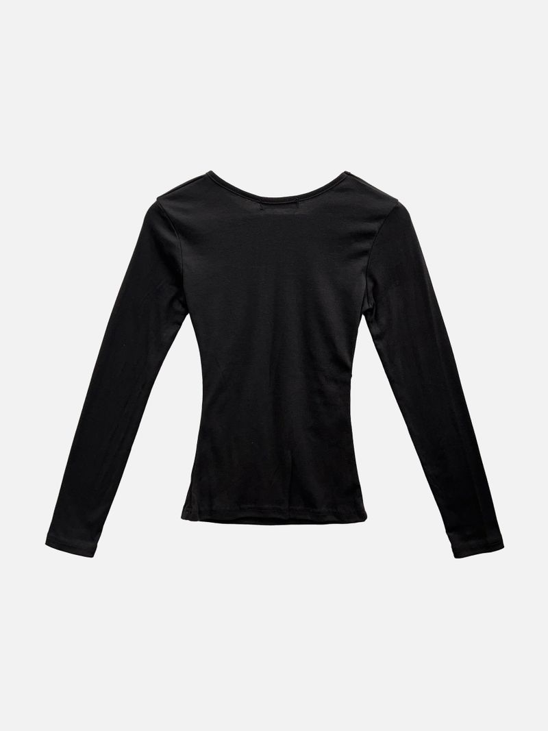 [Long sleeve ver.] Roen Modal Side Shirring Tee (6c)