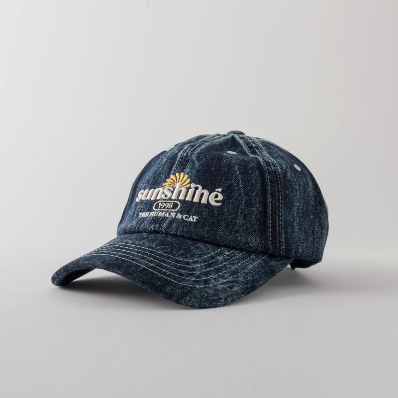 Human & Cat(ヒューマン&キャット)の「SUNSHINE WASHED DENIM BALL CAP / INDIGO BLUE(Hats)」