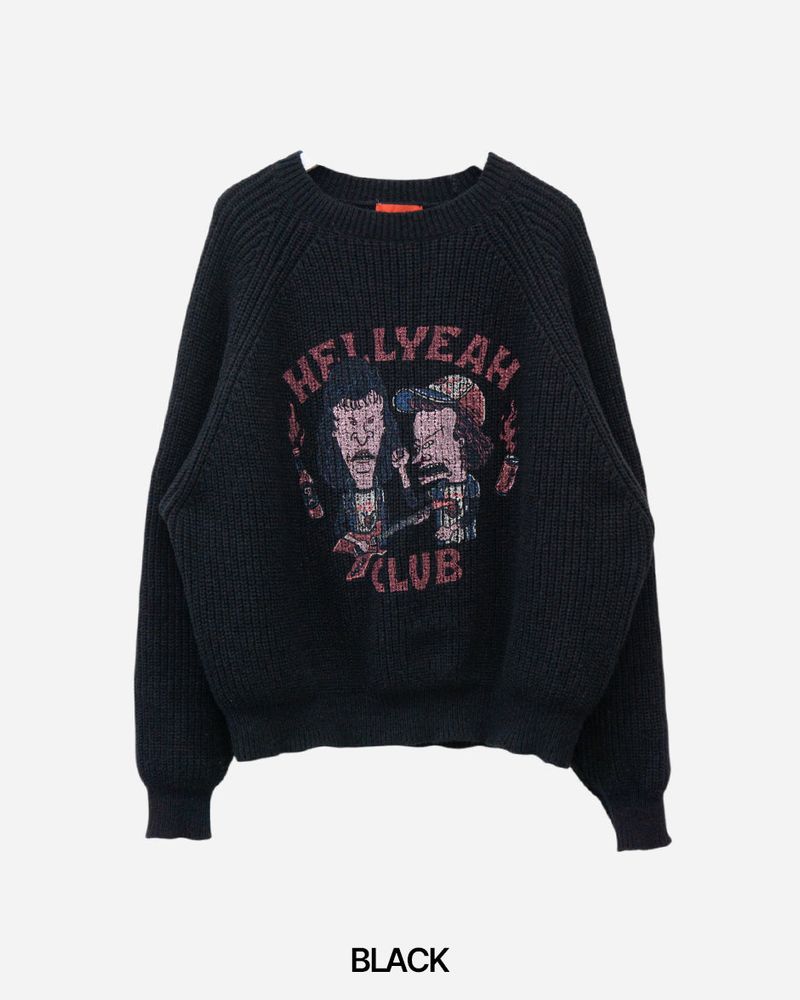 Zimb Printed Crack Knit