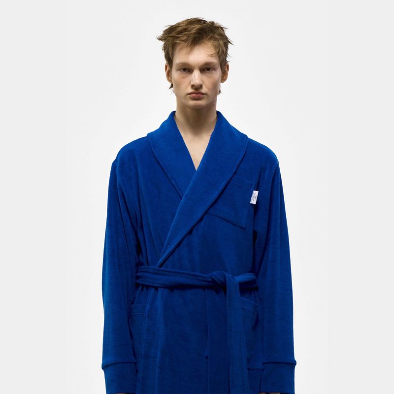 COMFY TERRY ROBE_BLUE