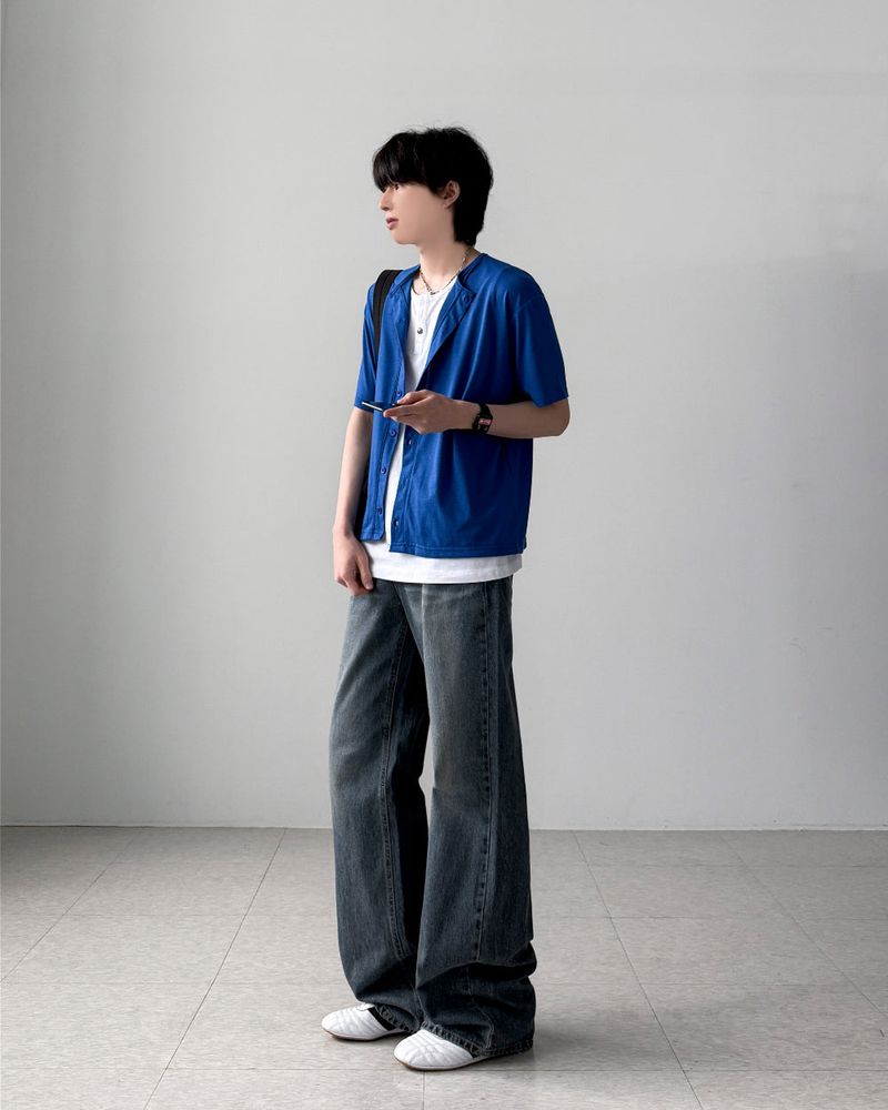 Luden Henley-Neck Sleeveless
