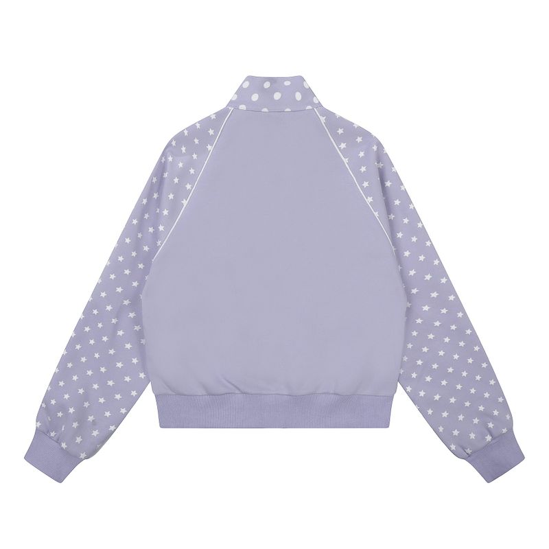 Star Dot Mix Zip-Up Track Jacket